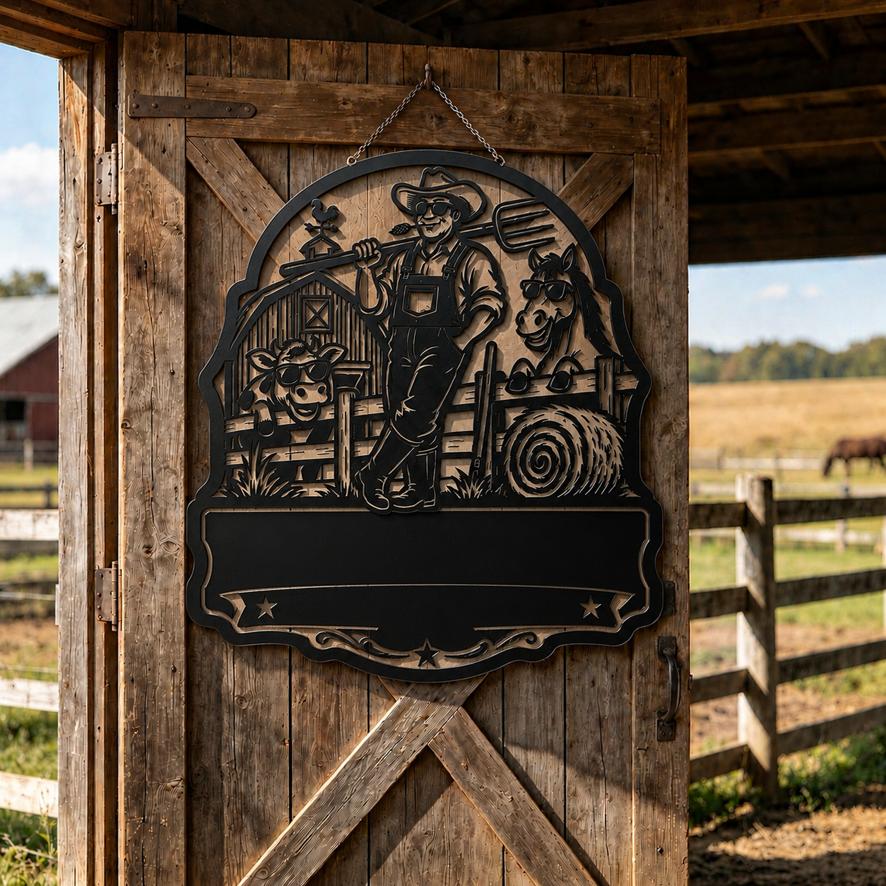 Personalized Family Farm Sign