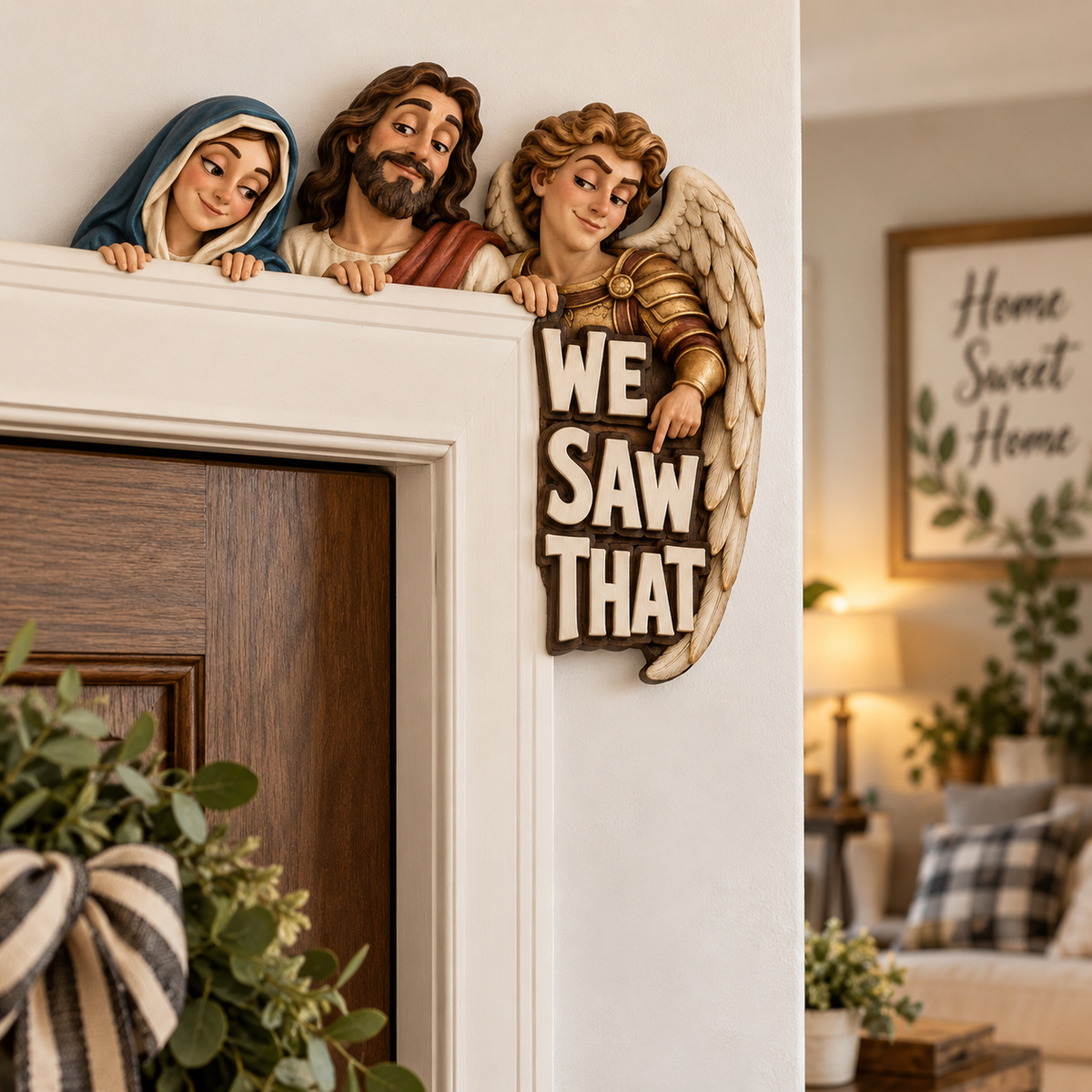 👀 WE SAW THAT Christian Door Frame Decor