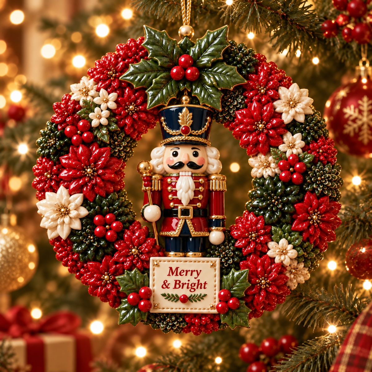 ⏳ Last Day 50% OFF —🎄 Christmas Wreath Ornaments