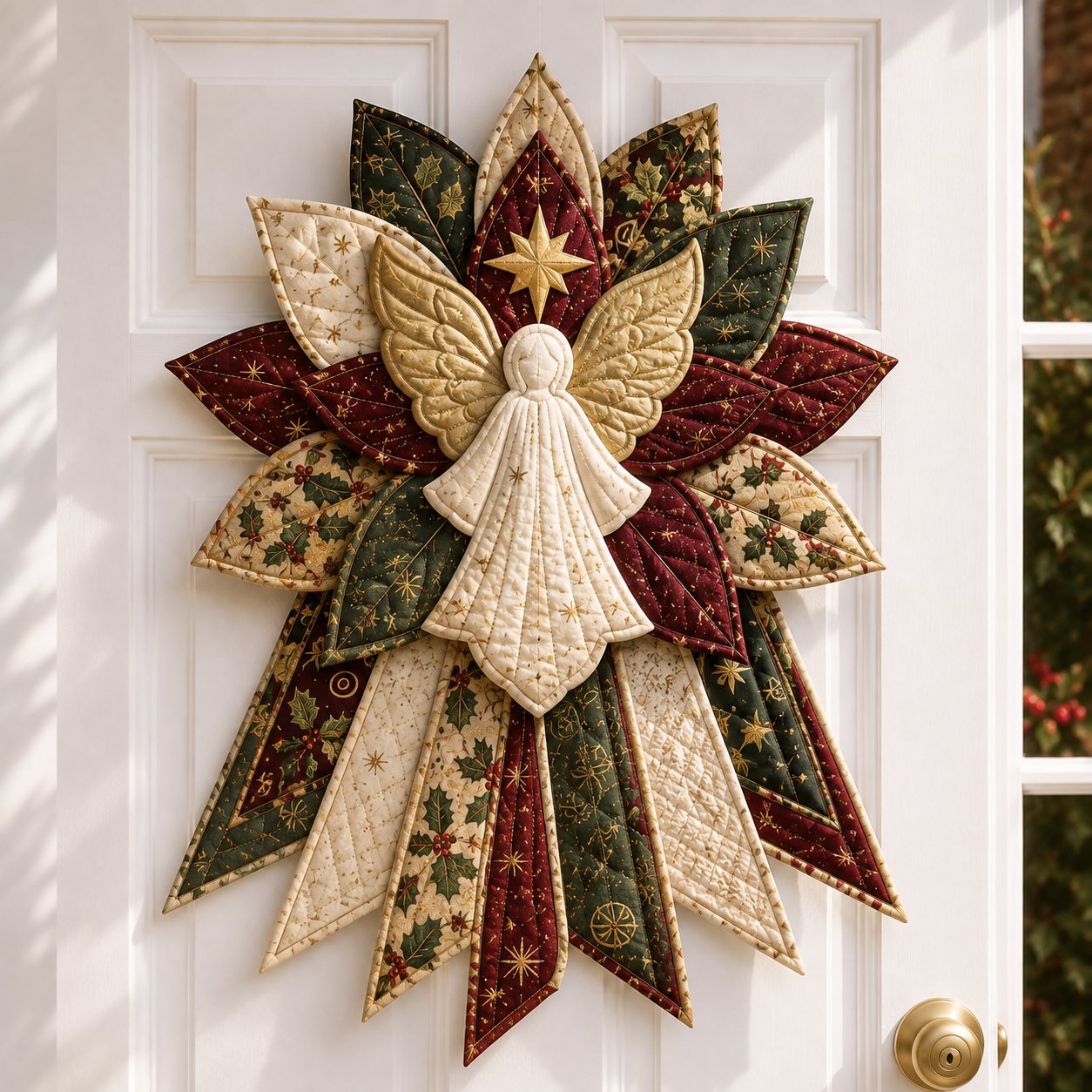 ๐Festive Quilted Christmas Door Hanging DIY Sewing Kit๐