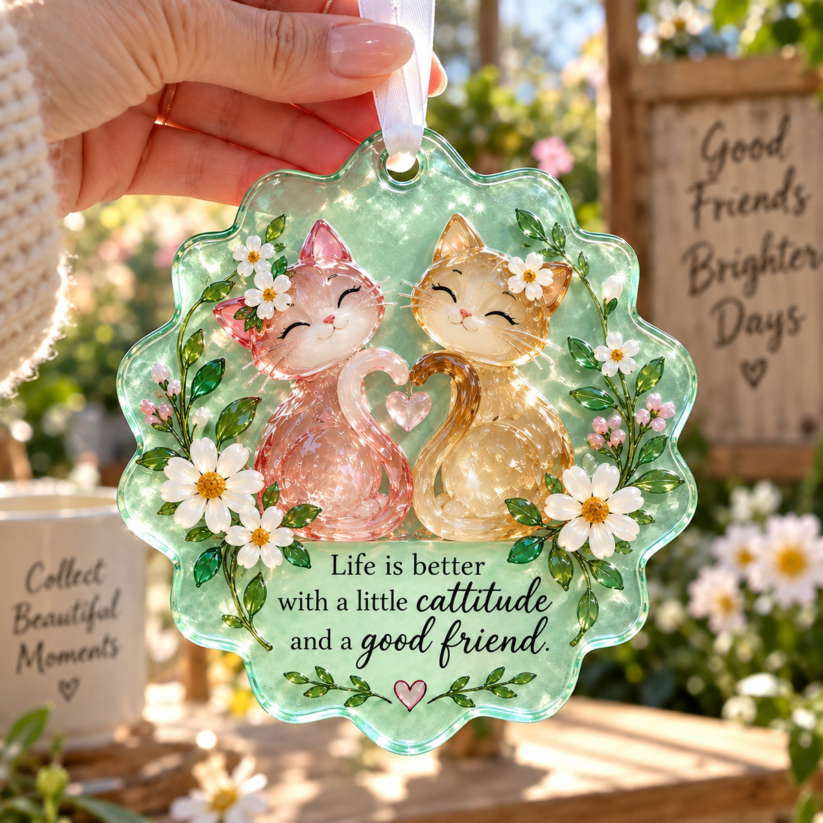 Friendship Garden Keepsake Ornament 🌸💕