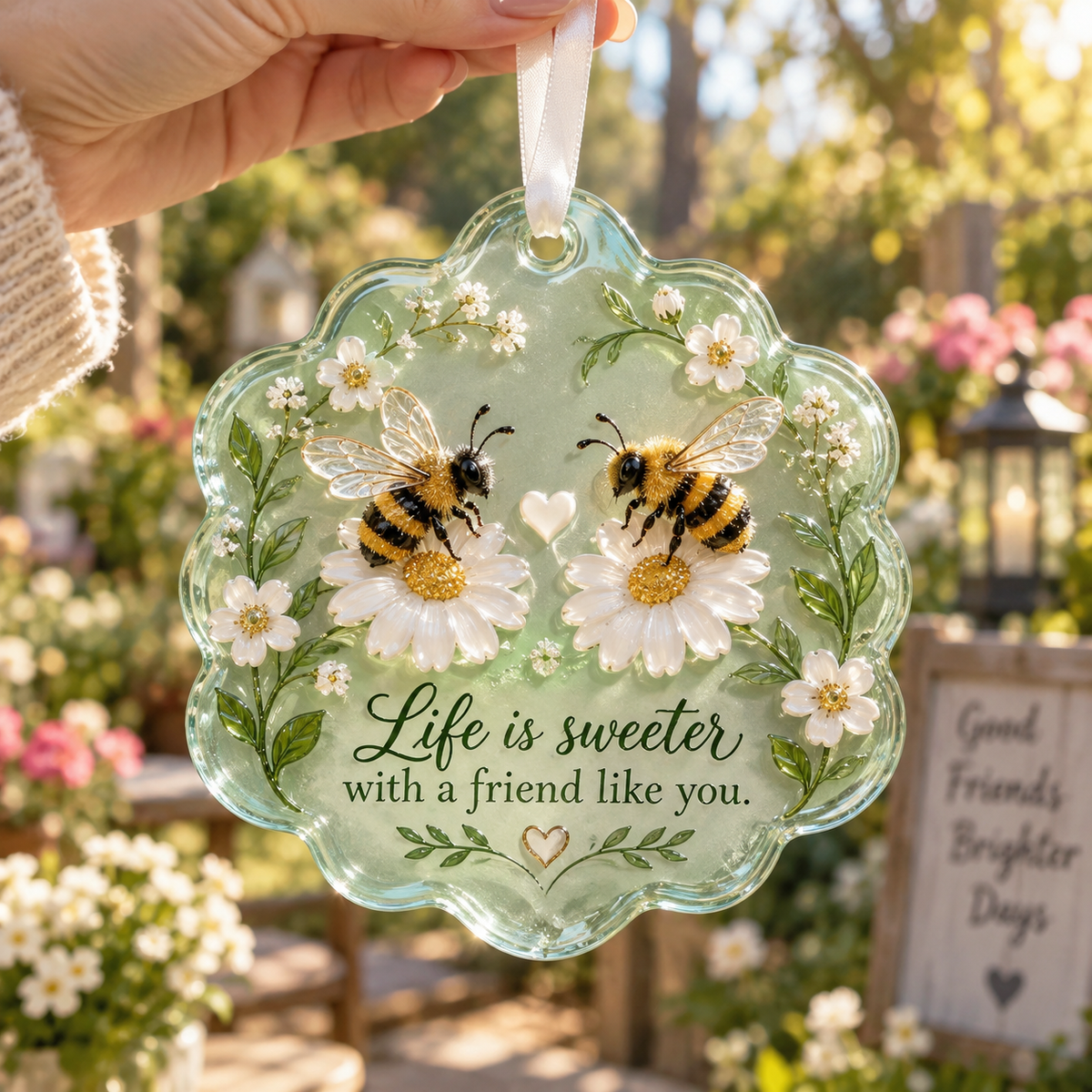 Friendship Garden Keepsake Ornament 🌸💕