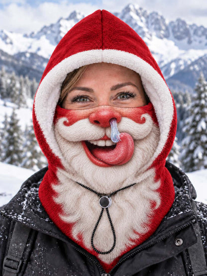 Funny Christmas Animal Balaclava Hood – Warm Winter Face Cover Ski Mask