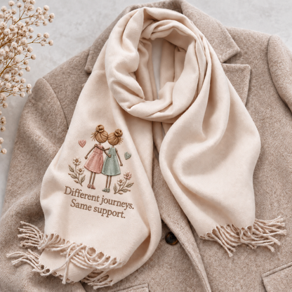 A Hug She Can Wear 💝 Friendship Scarf for Your Best Friend