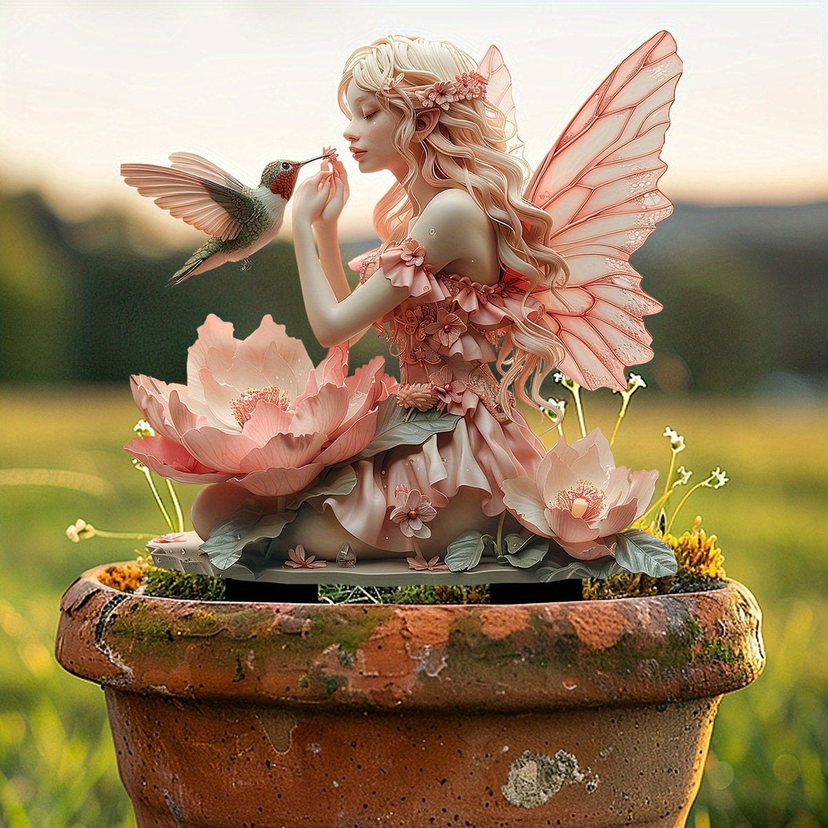 Bohemian Fairy Flower Pot Decoration