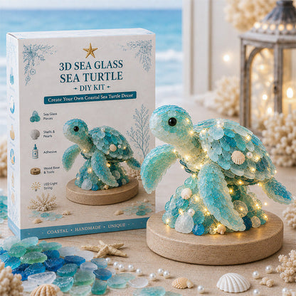 🌊✨ DIY 3D Sea Glass Art Kit – Coastal & Christmas Collection