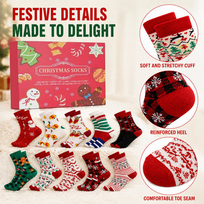 🎄 Make Every Morning Magical! 24-Day Christmas Sock Advent Box