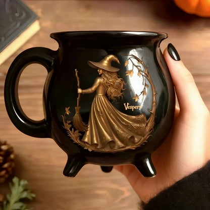 🔥Halloween-vroegboekkorting🎃Op maat gemaakte heksenketel-mok — Het ultieme Halloween-brouwsel!