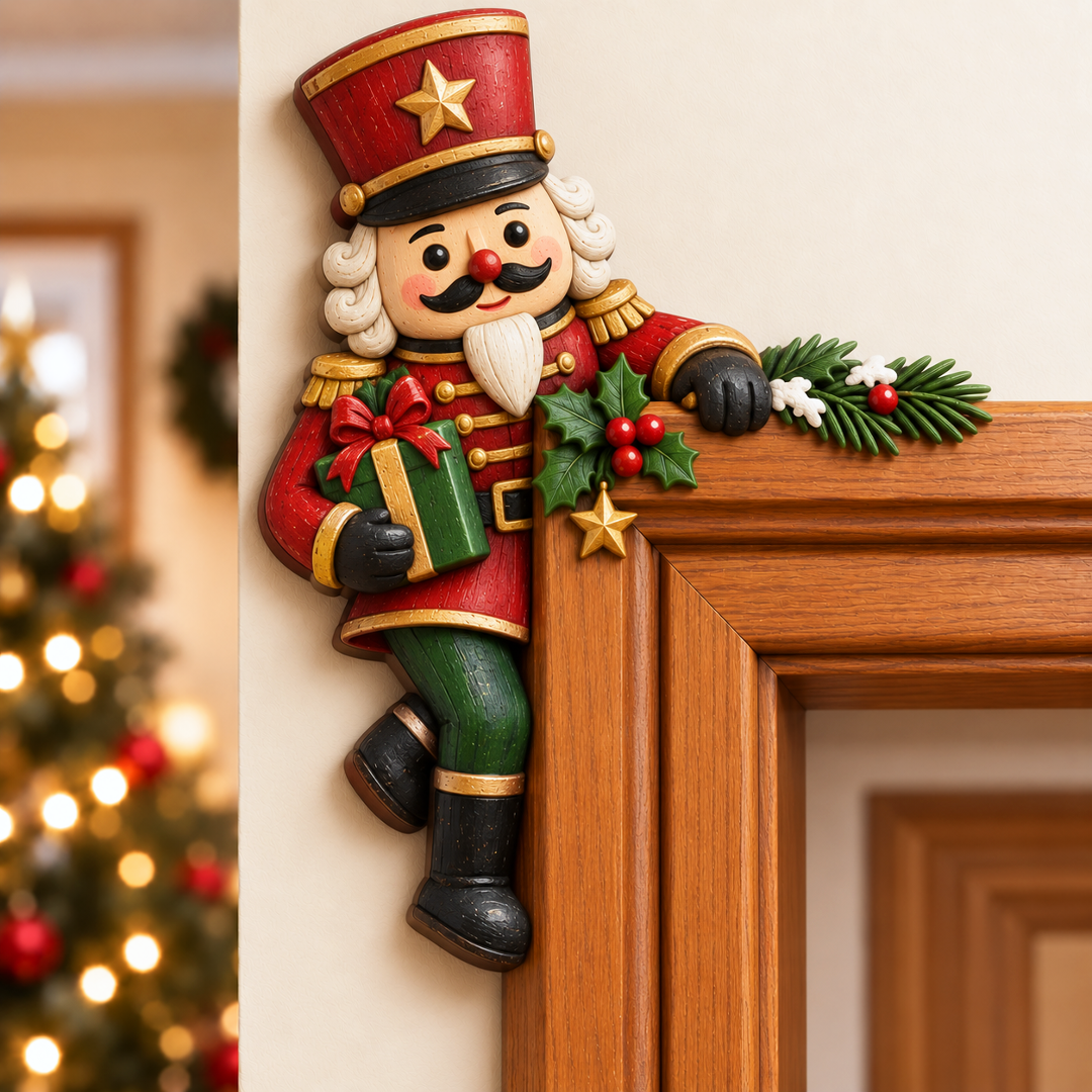 🎅😝 Christmas Peekaboo Door Frame Corner Decor