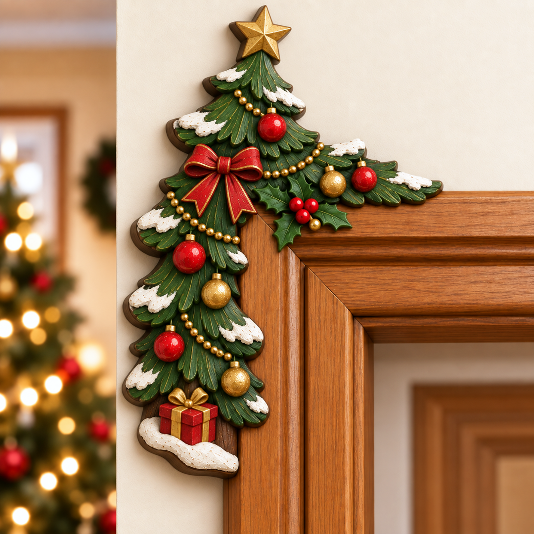🎅😝 Christmas Peekaboo Door Frame Corner Decor
