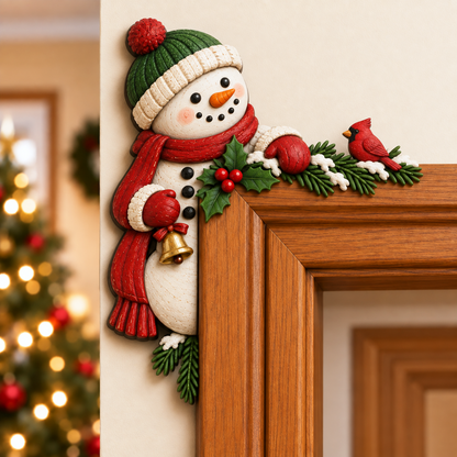 🎅😝 Christmas Peekaboo Door Frame Corner Decor
