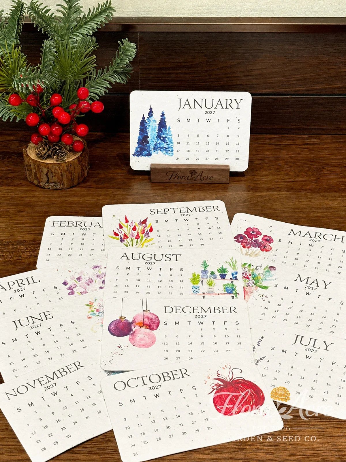 🎁Early Holiday Sale 50% OFF🌱Eco-Friendly Plantable “Timeless” Seed Calendar 2027