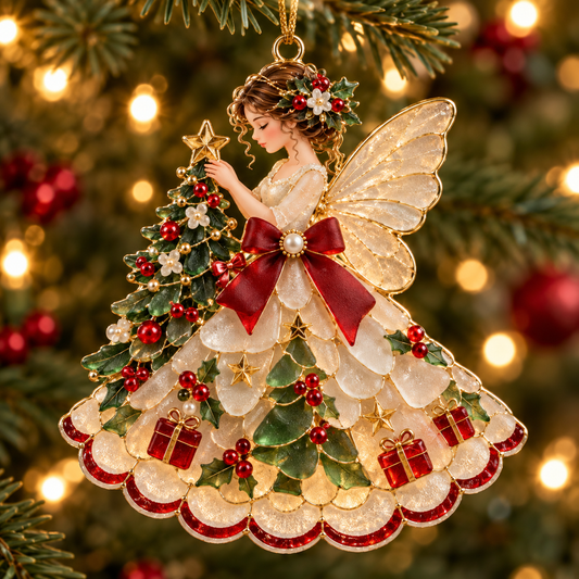 Enchanted Christmas Fairy Ornament ✨ A Little Fairytale for Your Tree