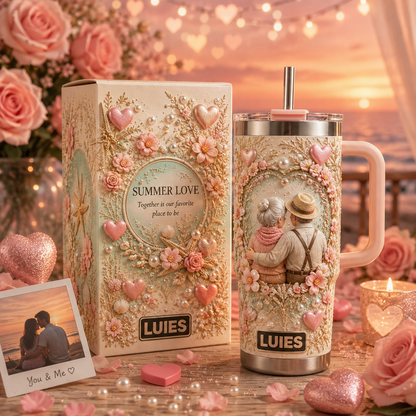 💕 Custom 50 Years Together romantic Love Couple Tumbler
