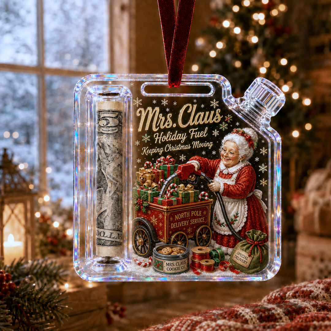 Christmas Fuel-Up Cash Gift Ornament