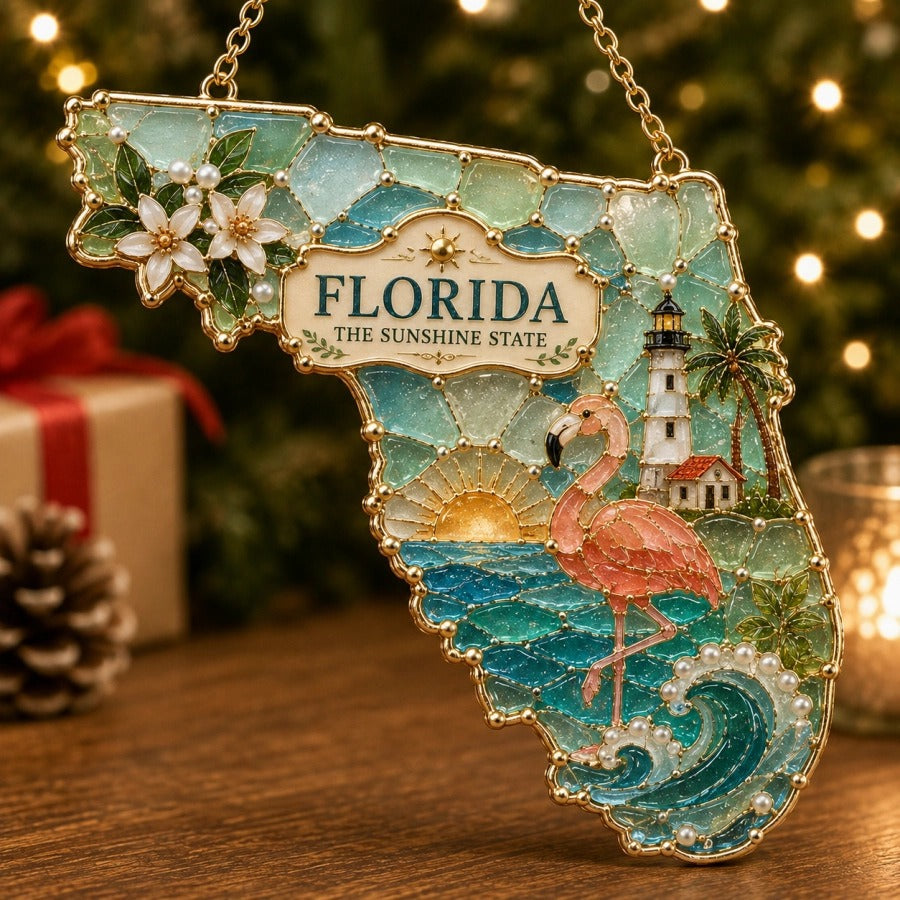 🇺🇸 State-Inspired Holiday Ornament A Little Piece of Home for the Holidays ✨