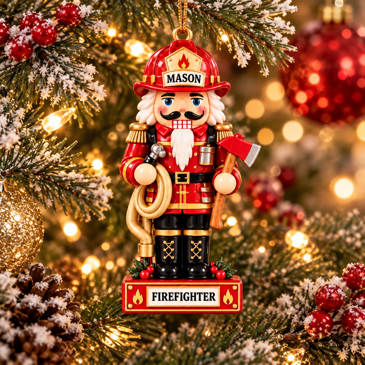 🎄 Personalized Profession Nutcracker Christmas Ornament
