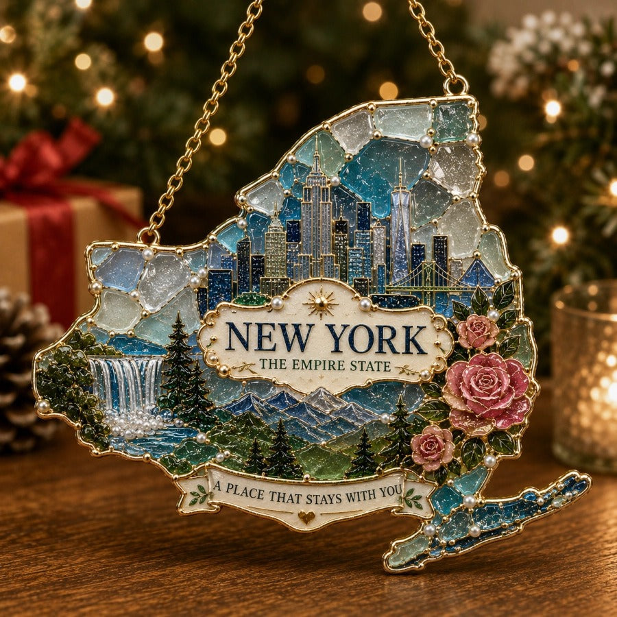 🇺🇸 State-Inspired Holiday Ornament A Little Piece of Home for the Holidays ✨