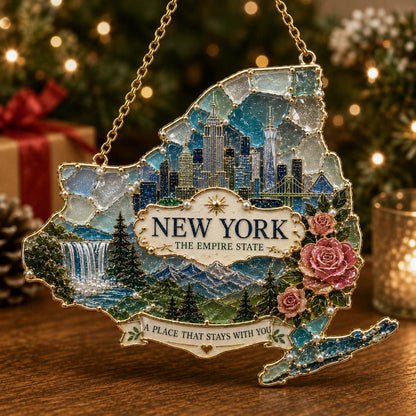 🇺🇸 State-Inspired Holiday Ornament A Little Piece of Home for the Holidays ✨