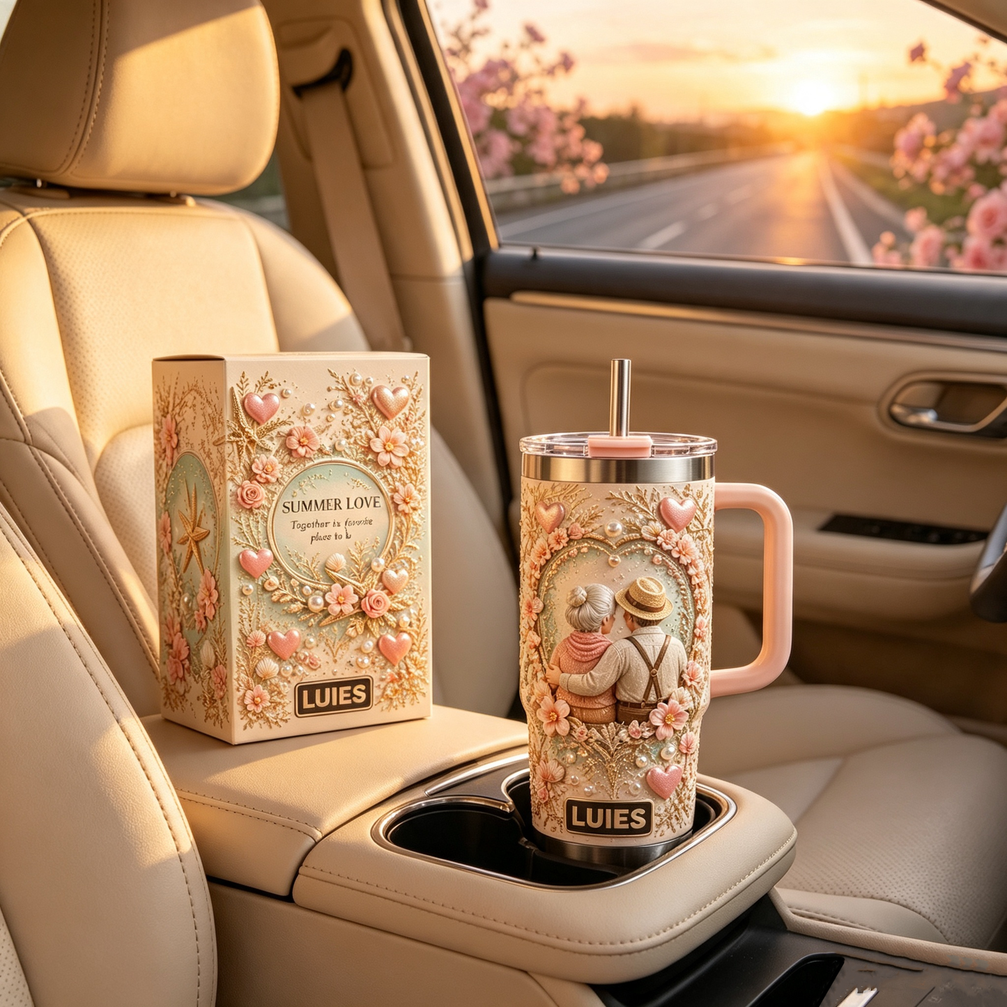💕 Custom 50 Years Together romantic Love Couple Tumbler