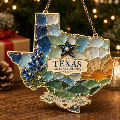 🇺🇸 State-Inspired Holiday Ornament A Little Piece of Home for the Holidays ✨