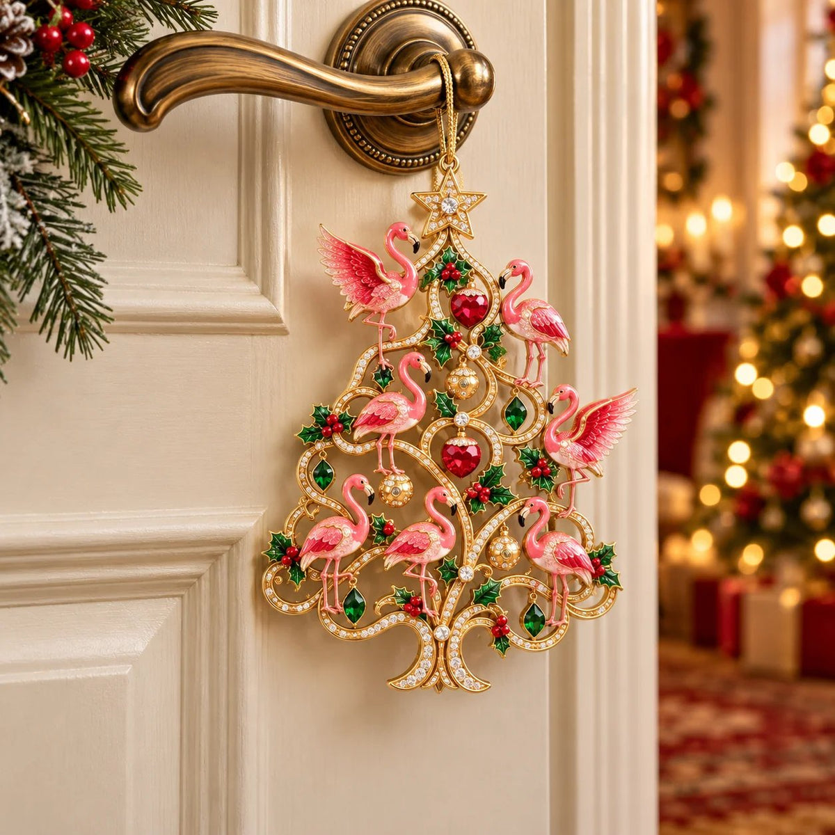 Jeweled Songbird Christmas Tree Ornament Collection – 4 Collectible Crystal-Style Designs