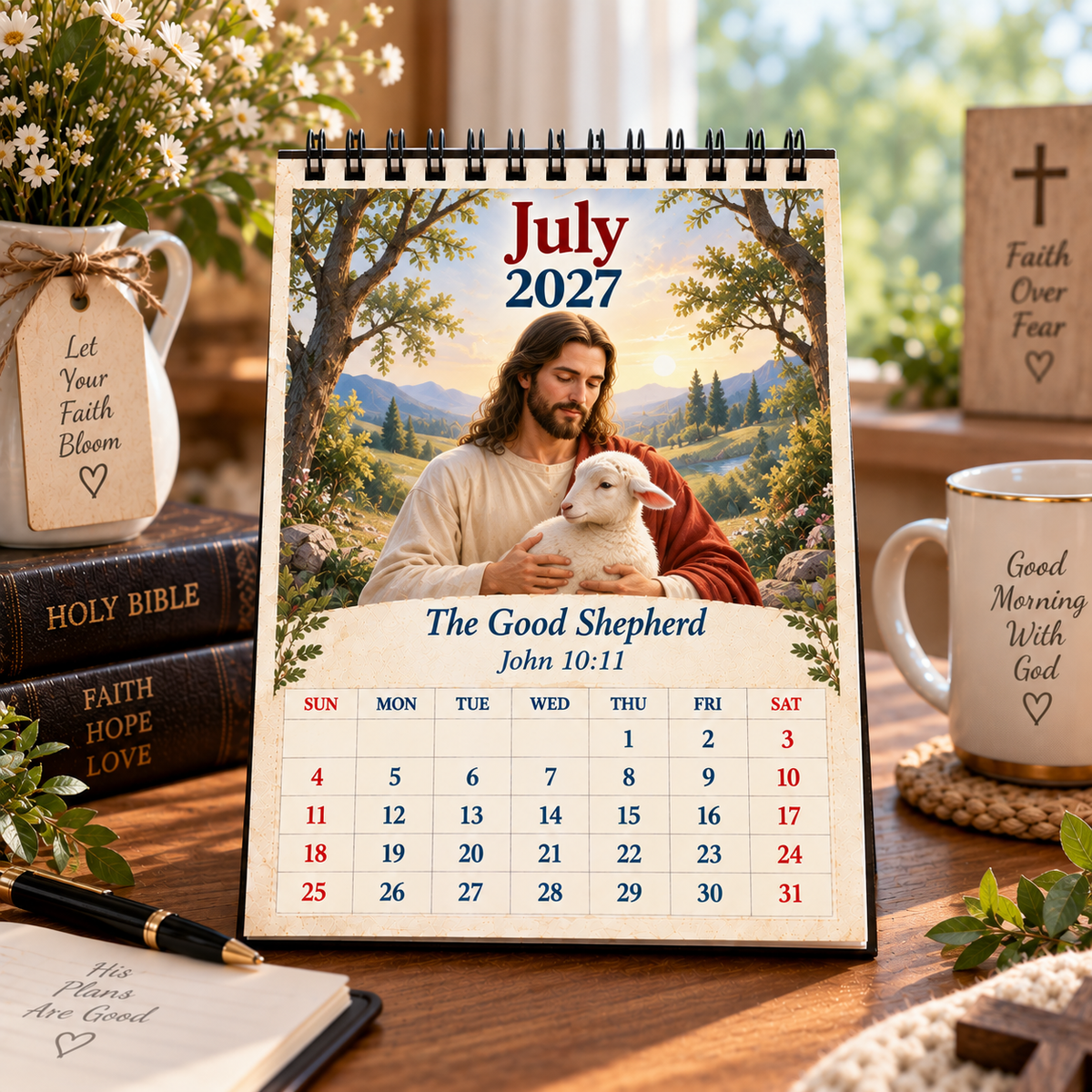 ✝️ Jesus Through the Year 2027 Calendar