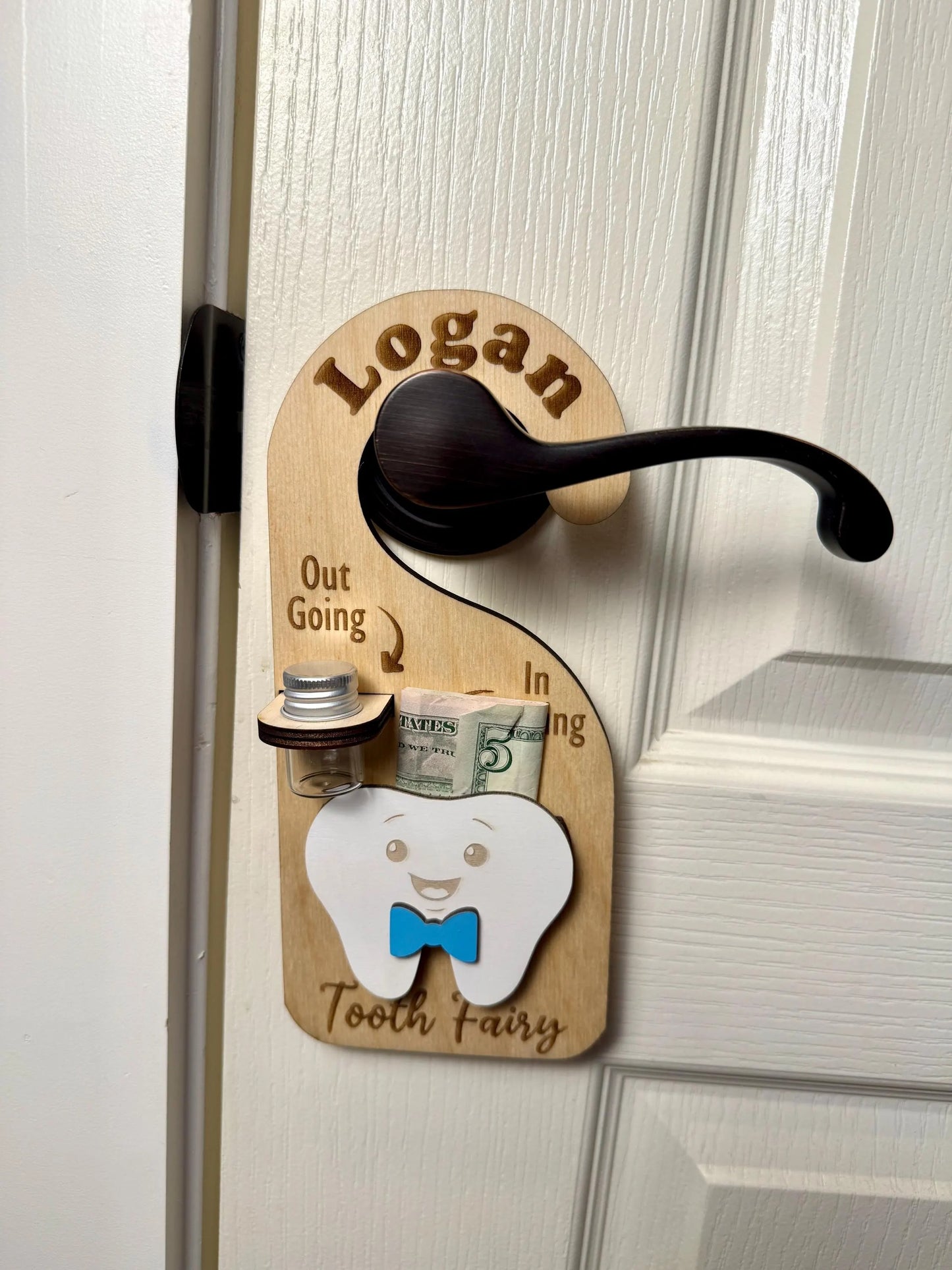 Personalized Tooth Fairy Door Hanger