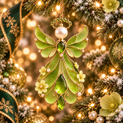 12-Month Birthstone Angel Ornament Collection