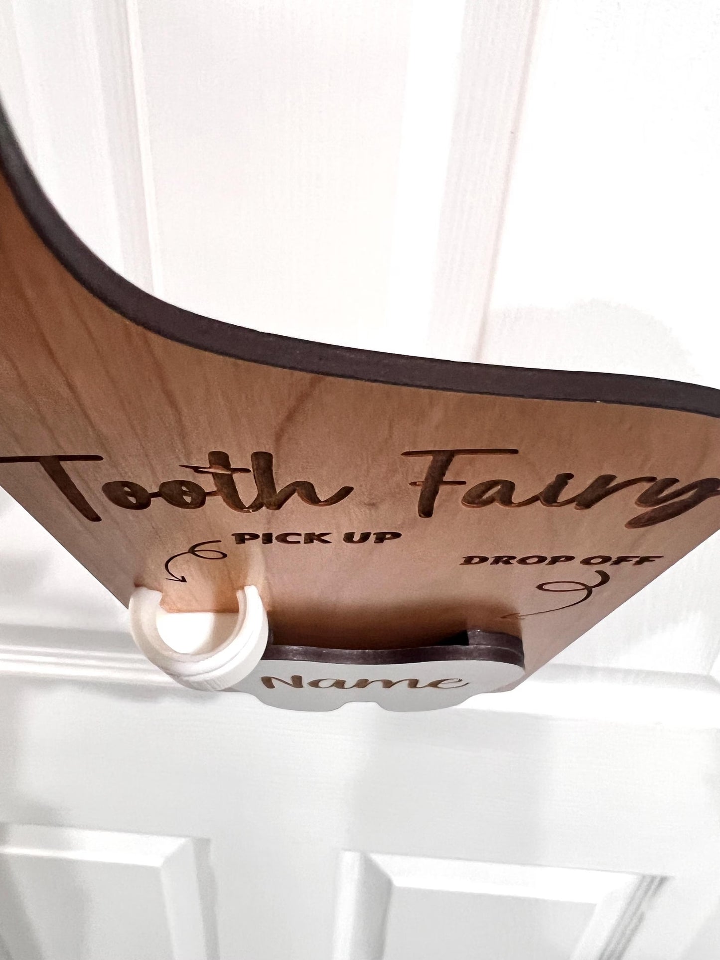 Tooth Fairy Pickup Dropoff Door Hanger