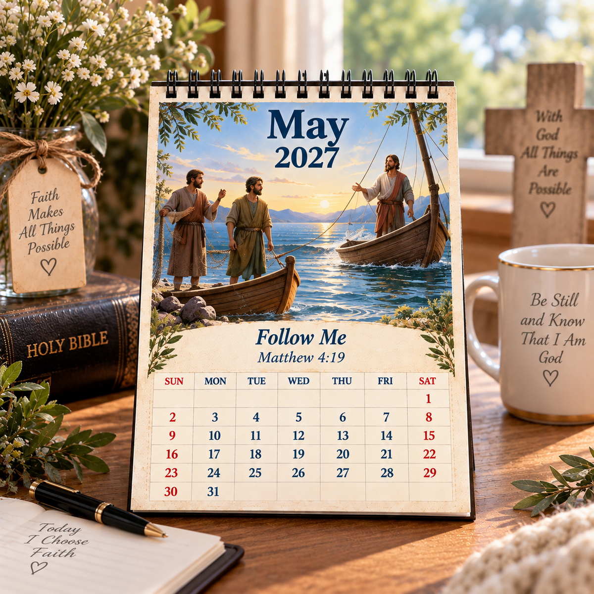 ✝️ Jesus Through the Year 2027 Calendar
