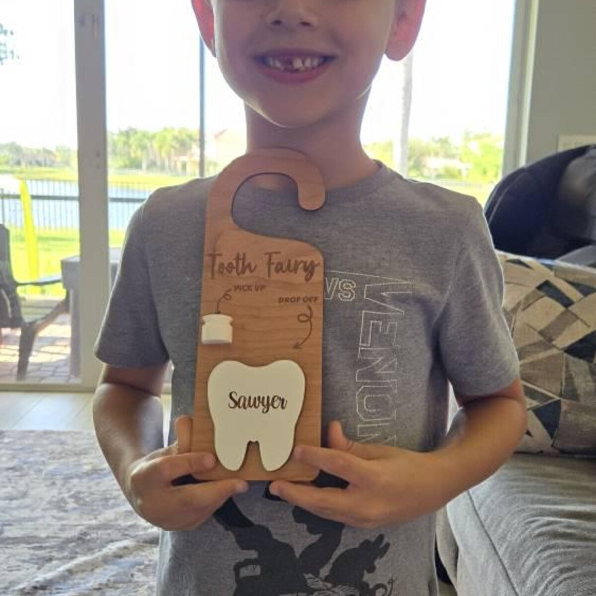 Tooth Fairy Pickup Dropoff Door Hanger
