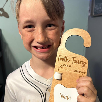 Tooth Fairy Pickup Dropoff Door Hanger