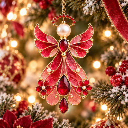 12-Month Birthstone Angel Ornament Collection