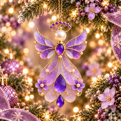 12-Month Birthstone Angel Ornament Collection