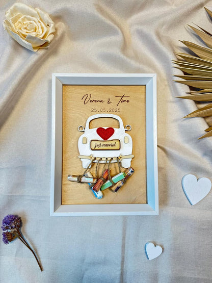 Engraved picture frame for a wedding • Wedding gift ideas