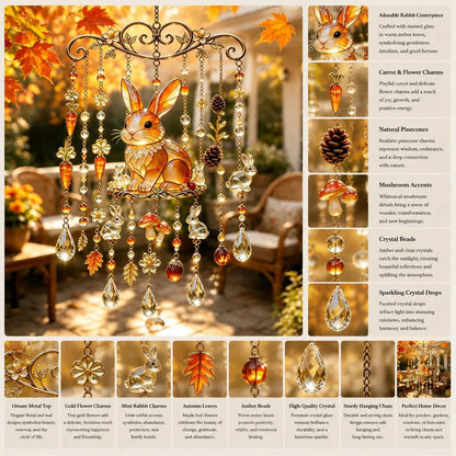 Autumn Animal Suncatcher Wind Chime