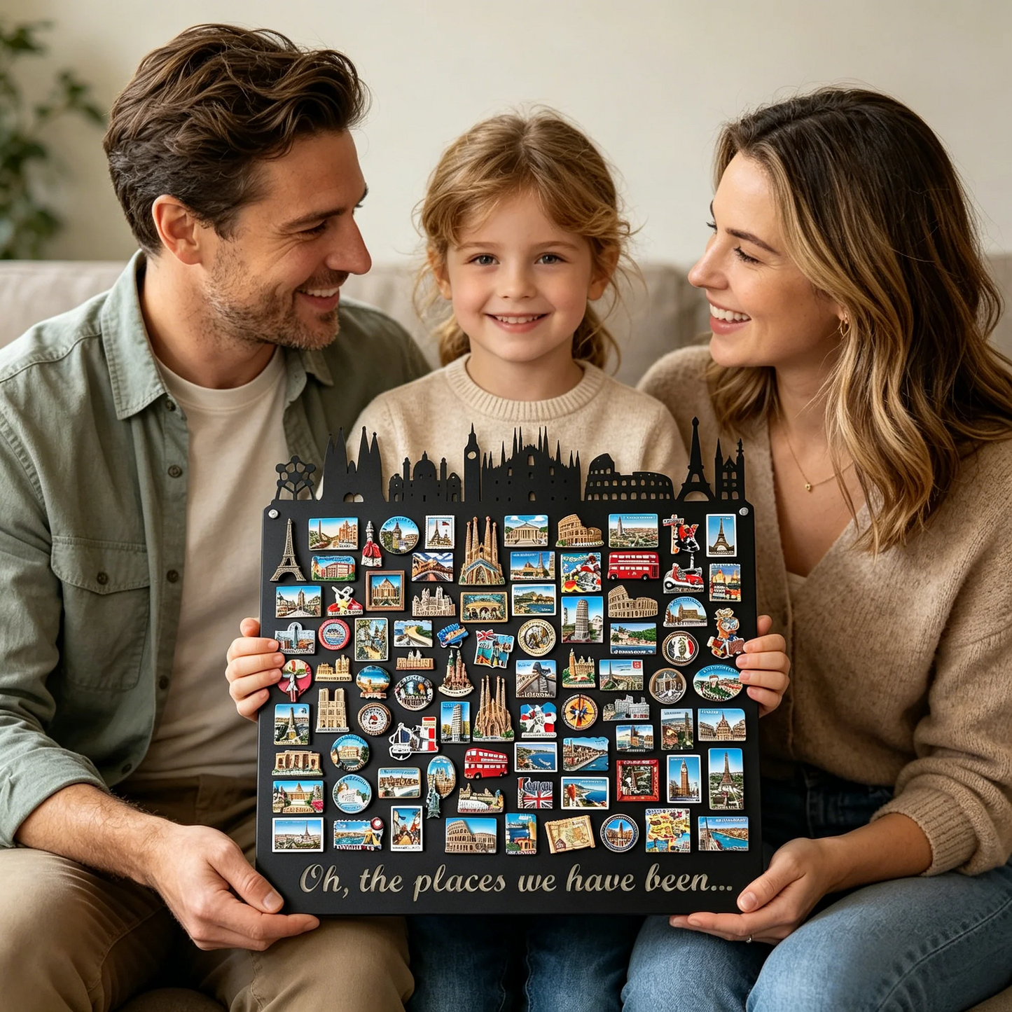 Magnetic Memory Board for Travel Keepsakes