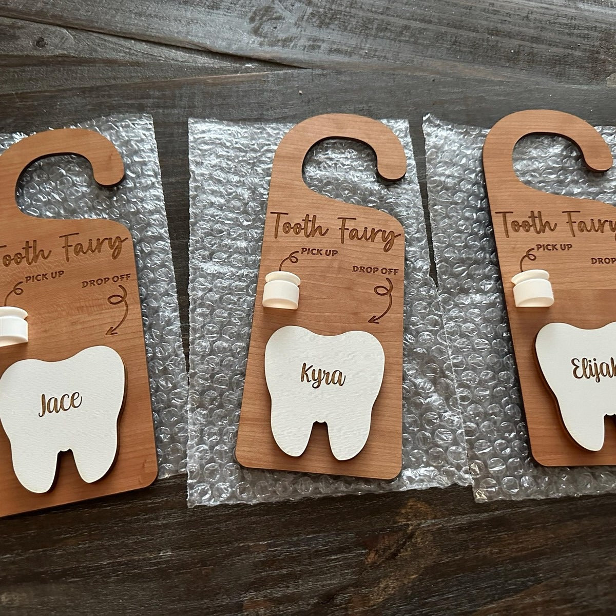 Tooth Fairy Pickup Dropoff Door Hanger