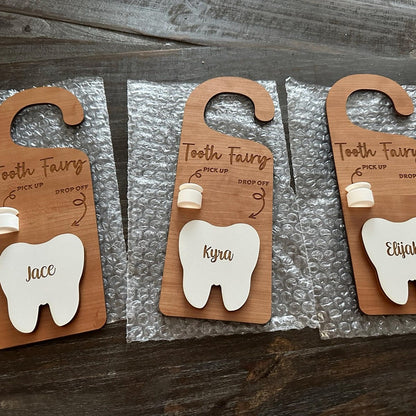 Tooth Fairy Pickup Dropoff Door Hanger