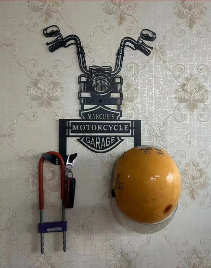 Custom Motorcycle Helmet Holder, Great Gift for Bikers