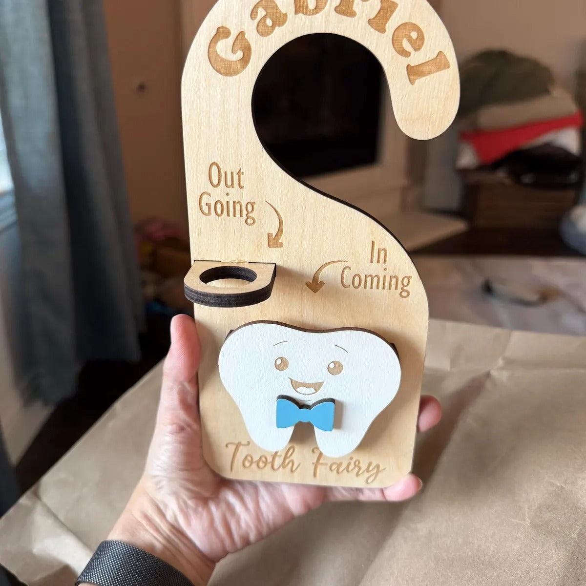 Personalized Tooth Fairy Door Hanger