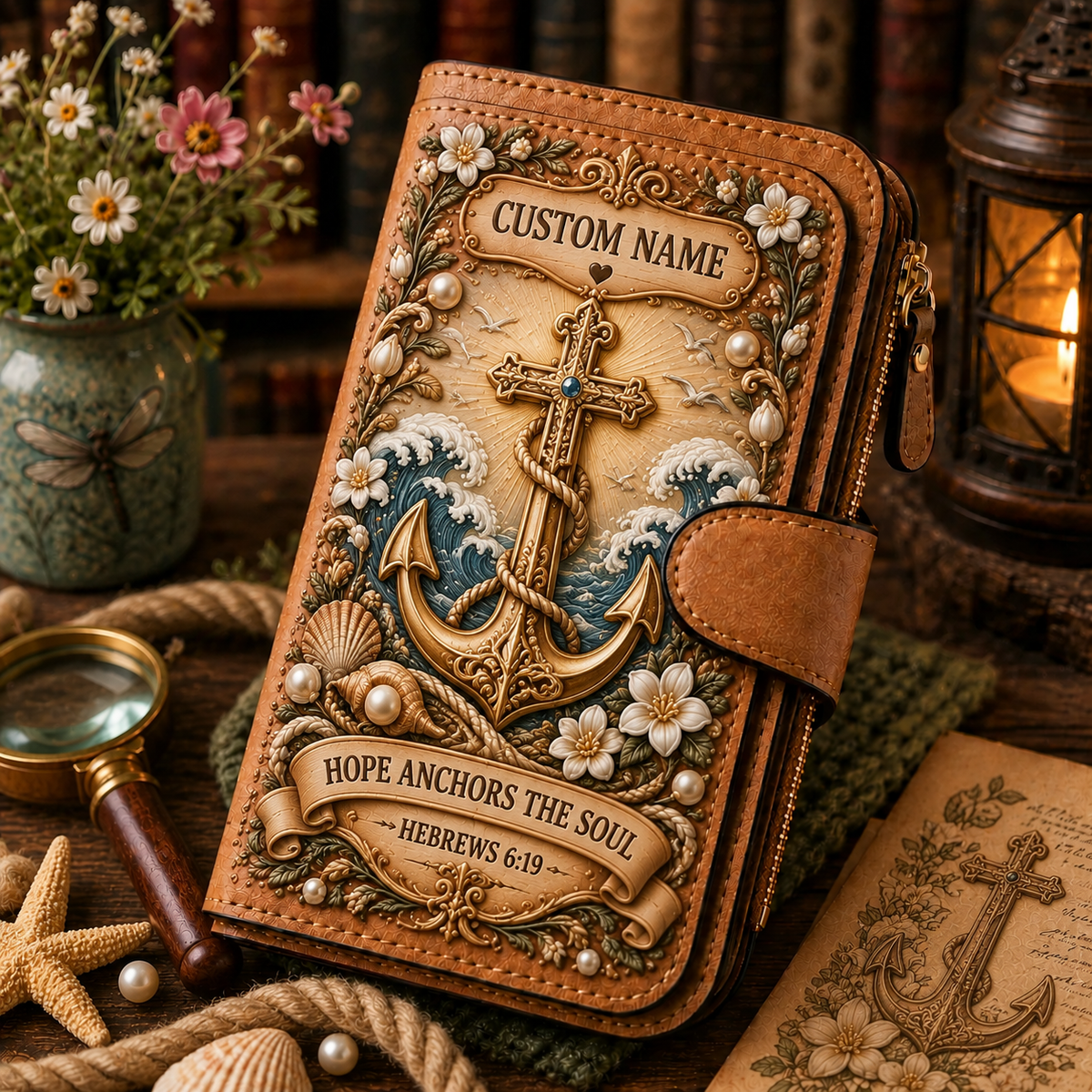 Personalized Christian Faith Wallet ✝️💖