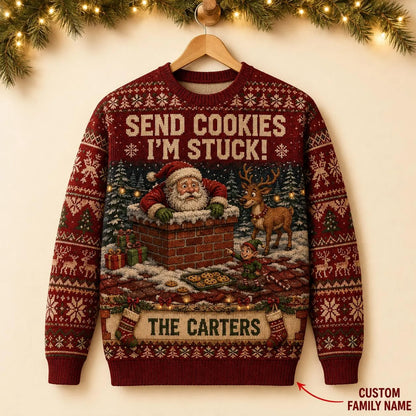🎅 Personalized Family Christmas Ugly Sweater