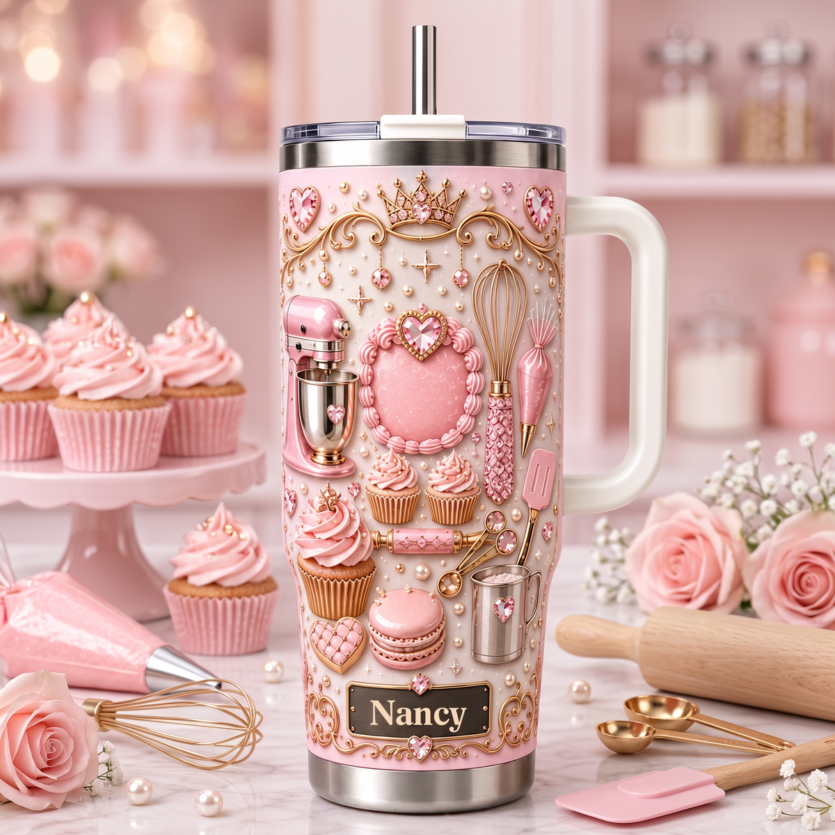 Personalized Baker Tumbler / Gift For Baking Lovers