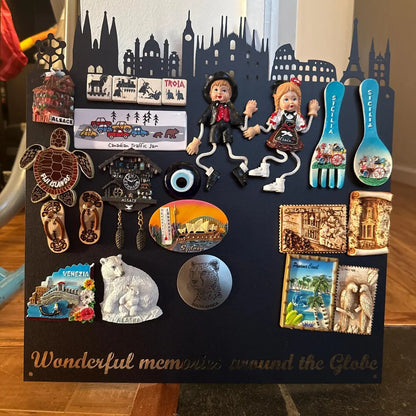 Magnetic Memory Board for Travel Keepsakes