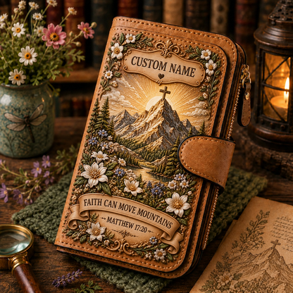 Personalized Christian Faith Wallet ✝️💖