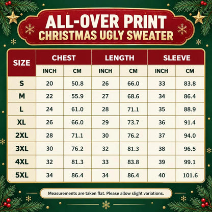 🎅 Personalized Family Christmas Ugly Sweater