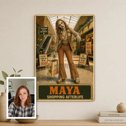 Custom Vintage Horror Metal Sign