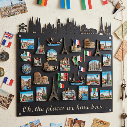 Magnetic Memory Board for Travel Keepsakes